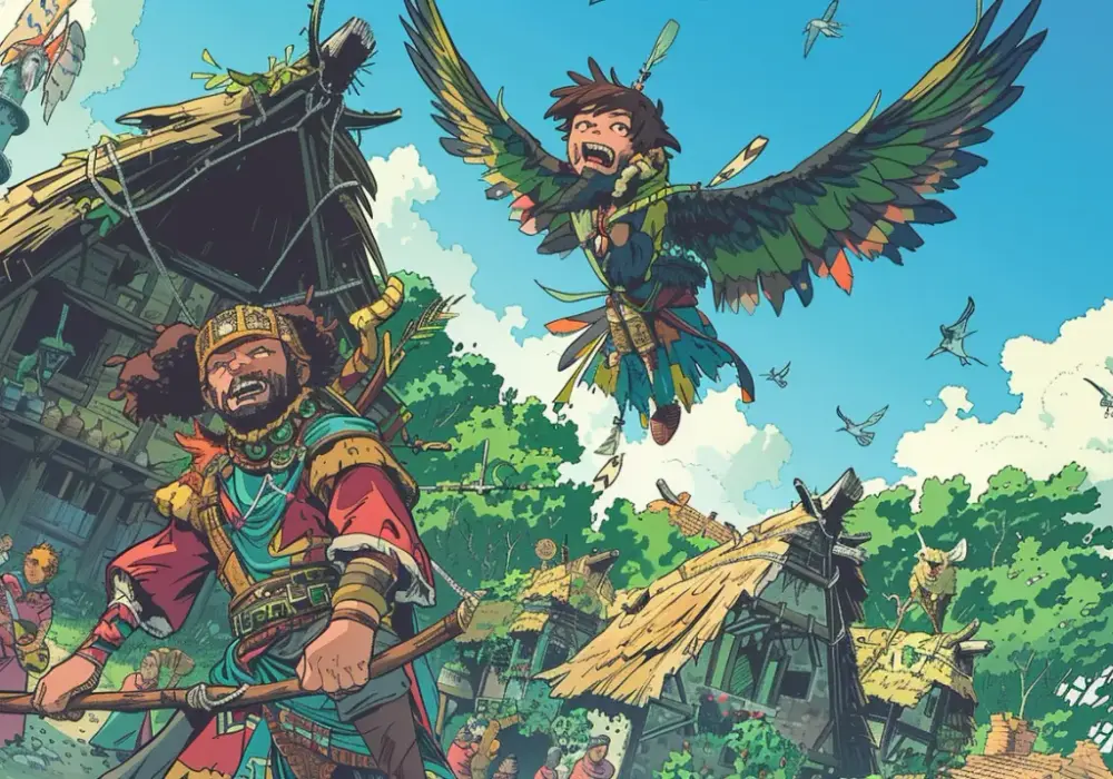 Kajko i Kokosz: Szkoła latania - komiks o dalszych przygodach 