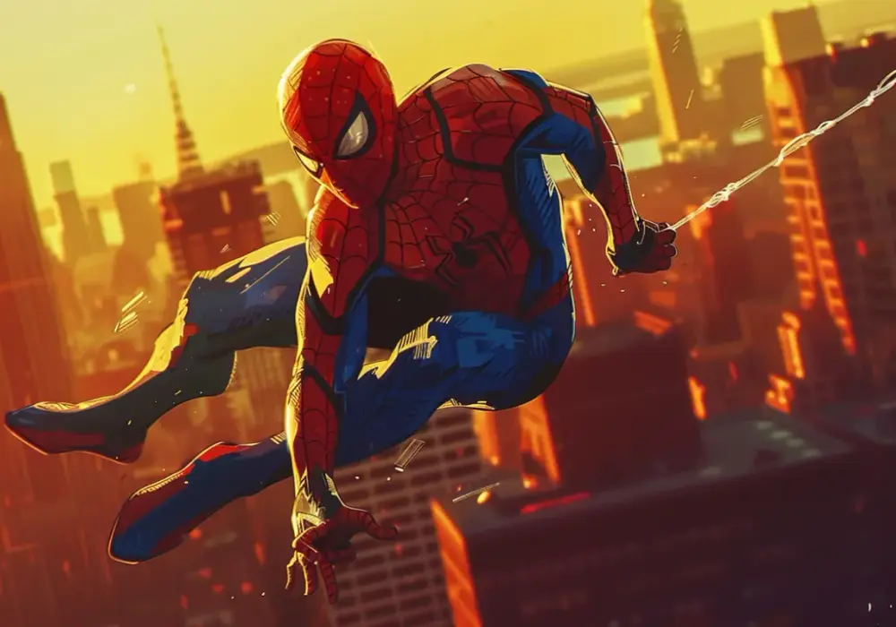 Niebieski Spiderman - unikalna wersja uwielbianego bohatera