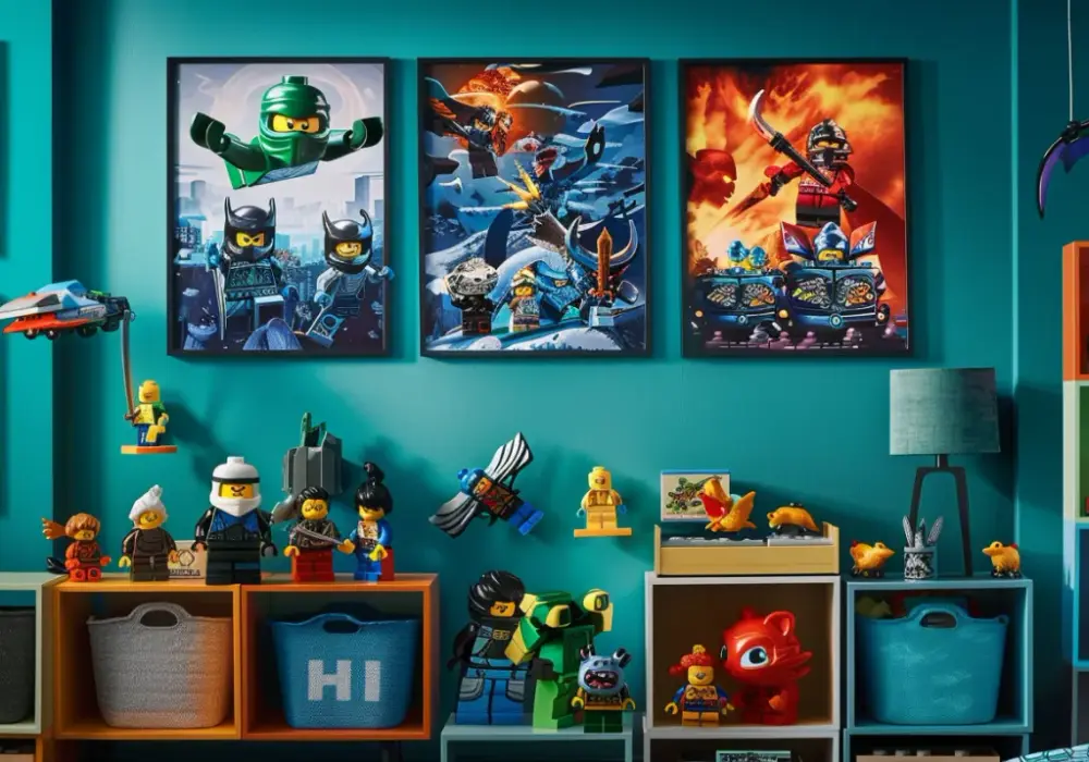 Plakaty z Lego Ninjago - idealne dekoracje dla małych fanów