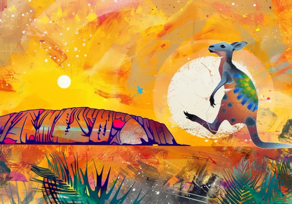 Plakaty o Australii - inspirujące grafiki z antypodów do ozdabiania ścian.