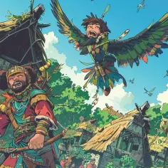 Kajko i Kokosz: Szkoła latania - komiks o dalszych przygodach 