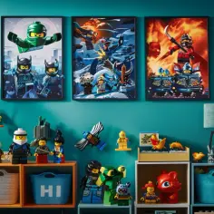 Plakaty z Lego Ninjago - idealne dekoracje dla małych fanów