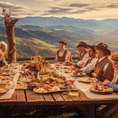 Wystawna kolacja z okazji tradycyjnego redyku w Pieninach: Menu i atrakcje