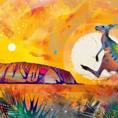 Plakaty o Australii - inspirujące grafiki z antypodów do ozdabiania ścian.